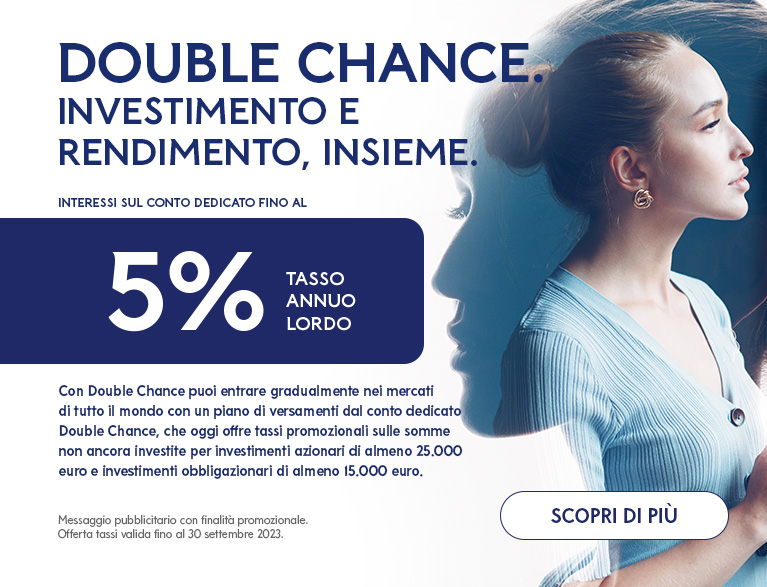 Investi con Mediolanum e Double Chance